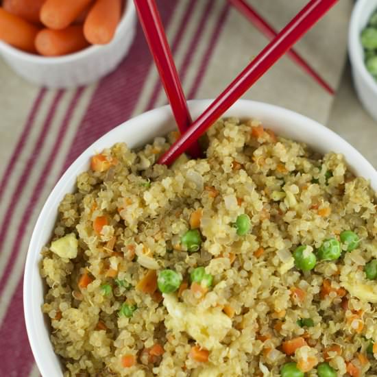 Quinoa Fried Rice - Recipe photo by tiffanybendayan