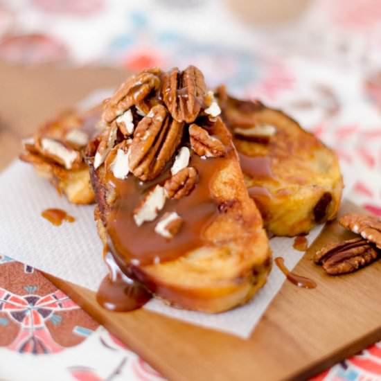 Salted Caramel French Toast - Recipe photo by Miss Vinagre