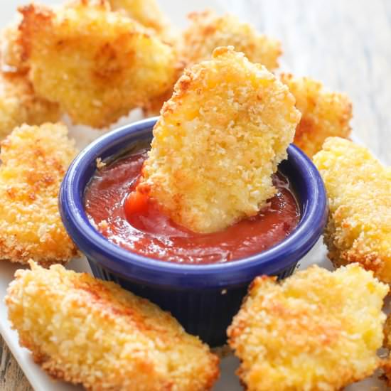 Parmesan Chicken Nuggets - Recipe photo by kirbie