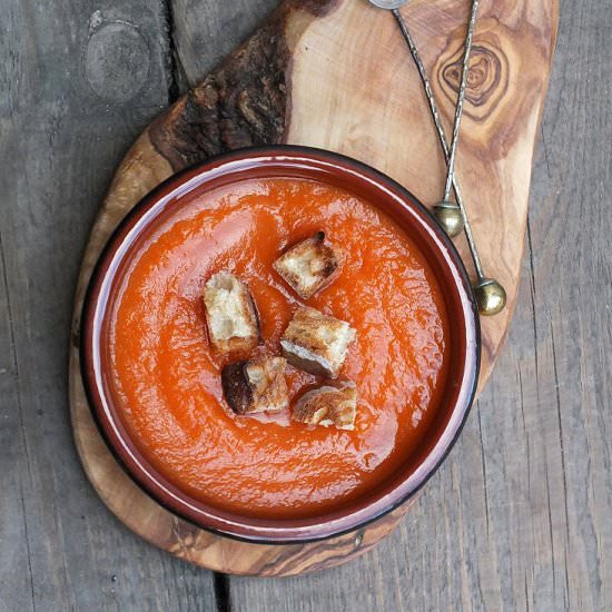 sweet potato&orange cream soup - Recipe photo by Smakolyki Alergika
