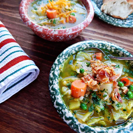 Farmhouse Vegetable Soup - Recipe photo by TwoDelicious