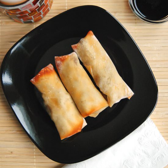 Crispy Mushroom, Onion & Feta Rolls - Recipe photo by Cooking with Mamma C