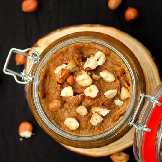 Raw Hazelnut Spread - Recipe photo by Taste me