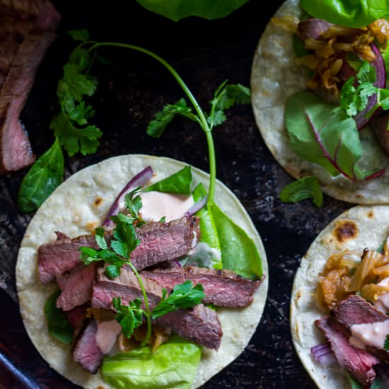 Korean Tacos - Recipe photo by Coffee and Crumpets