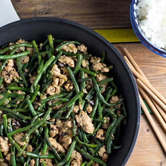 Chinese Long Beans with Ground Pork - Recipe photo by SaucySpatula