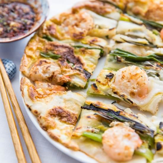Korean Pancake - Recipe photo by Just One Cookbook
