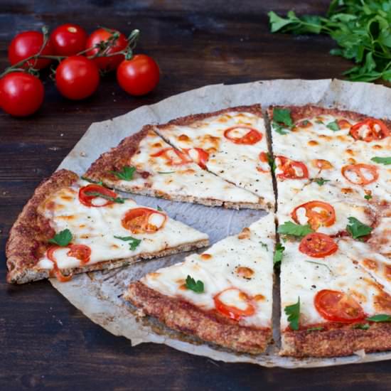Cauliflower Crust Pizza - Recipe photo by Home Cooking Adventure