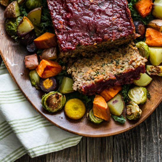 Lentil Rice Veggie Loaf - Recipe photo by edibleASH