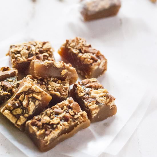 Beer & Pretzel Caramels - Recipe photo by cookienameddesire