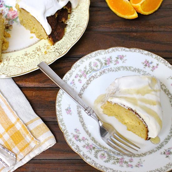 Gluten-Free Orange Coconut Cake - Recipe photo by cassieskitchen
