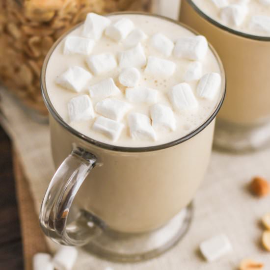 Guilt-Free Fluffernutter Smoothie - Recipe photo by dessertswithbenefits