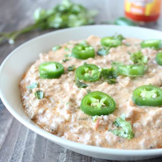 Buffalo Cheeseburger Dip - Recipe photo by Whitney Bond