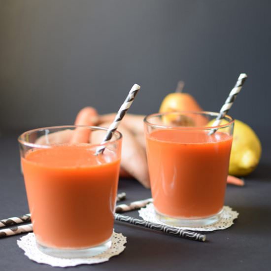Sweet Potato Pear Juice - Recipe photo by breastcancermaven