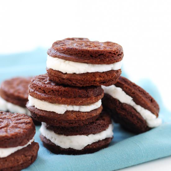 Chocolate Sandwich Cookies - Recipe photo by midweekminimalist
