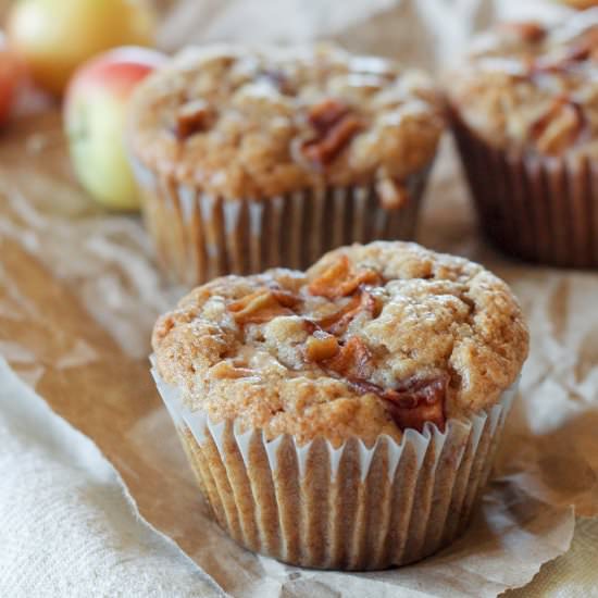 Apple Oatmeal Muffins - Recipe photo by bakerita