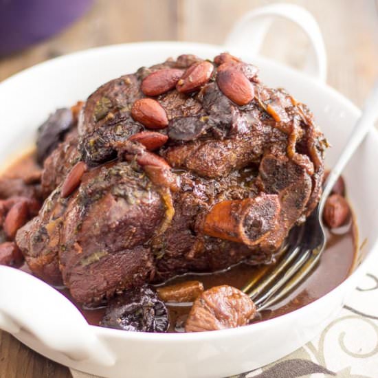 Braised Leg of Lamb - Recipe photo by The Healthy Foodie
