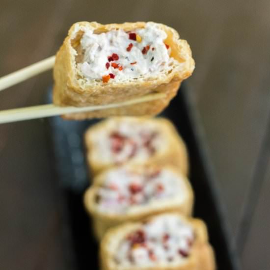 Easy Inari Sushi Recipe - Recipe photo by maya kitchenette