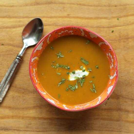 Indian Spiced Butternut Soup - Recipe photo by The Runaway Spoon