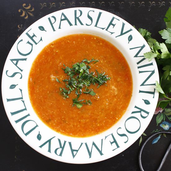 Red Lentil Soup - Recipe photo by fcottage