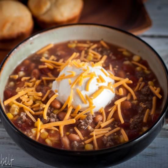 Taco Soup - Recipe photo by LovePastaBlog