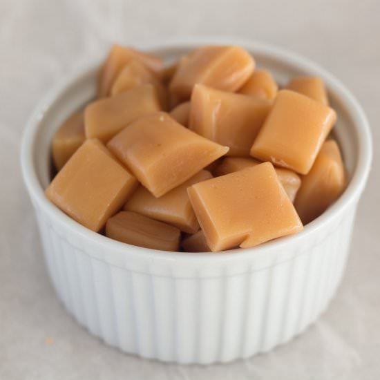 Easy Microwave Caramels - Recipe photo by Louisesmadblog