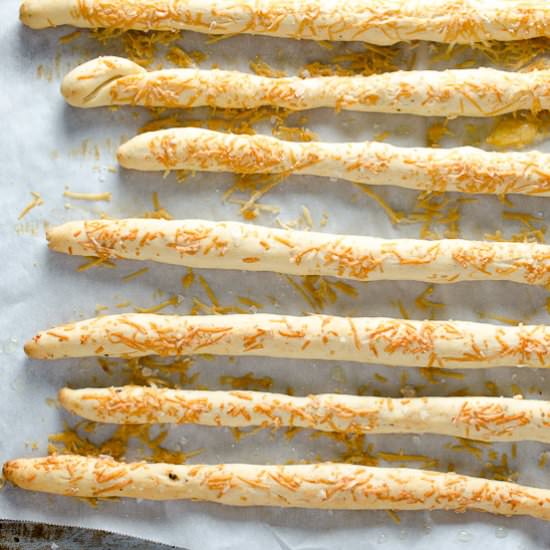 Parmesan and Black Pepper Grissini - Recipe photo by The Endless Meal