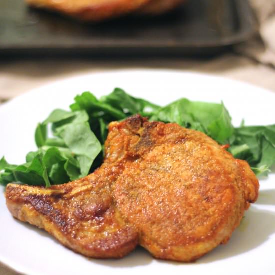 Juicy Puerto Rican Pork Chops - Recipe photo by bitsofumami