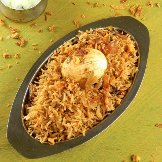 Egg Biryani | Muttai Biriyani - Recipe photo by Nitha Kitchen