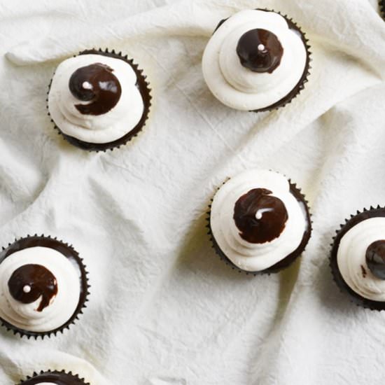 Peaks of Venice Cupcakes - Recipe photo by Curly Girl Kitchen