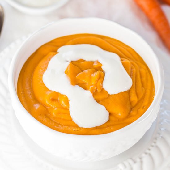 Skinny Carrot Potato Soup - Recipe photo by Averie