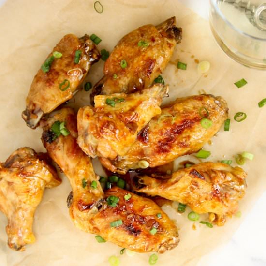 Crispy Baked Chicken Wings - Recipe photo by afarmgirlsdabbles