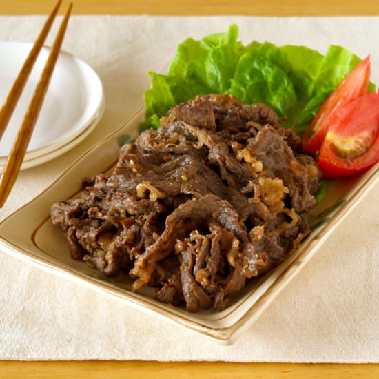 Quick and Easy Yakiniku - Recipe photo by ochikeron