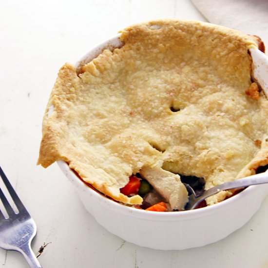Rustic Chicken Pot Pie - Recipe photo by sew lets cook