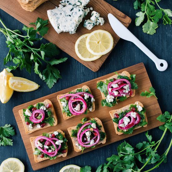 Brunch Rusks with Fresh Herb Salad - Recipe photo by Food Gays