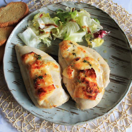 Chicken with Honey and Halloumi - Recipe photo by Natalia_cocina