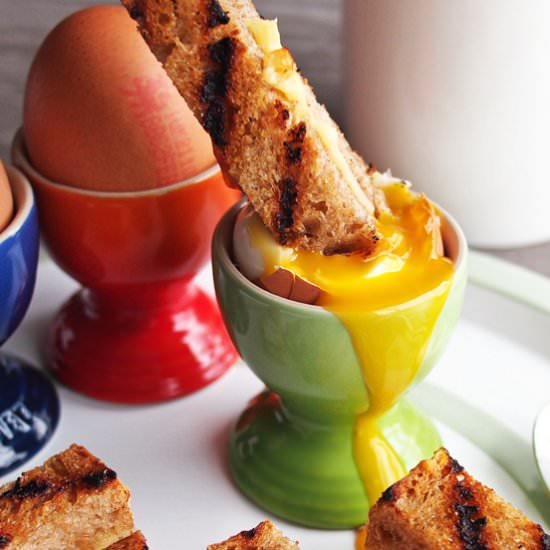 Dippy Eggs and Cheese Soldiers - Recipe photo by theworktop