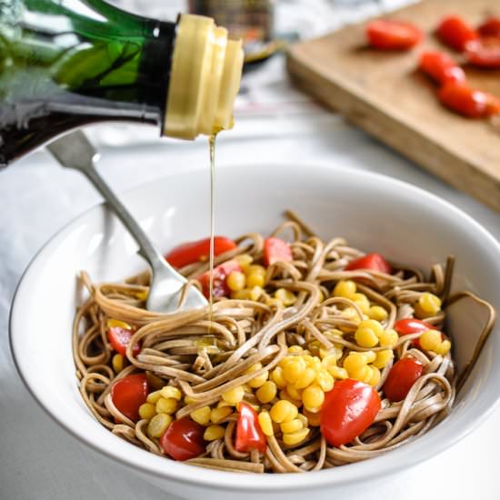 Soba and Yellow Split Peas Salad - Recipe photo by Daniela @foodrecipeshq