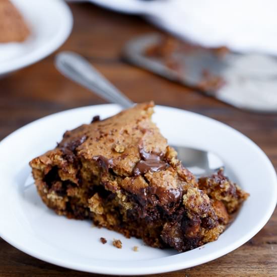 Deep Dish Skillet Cookie (Low Fat) - Recipe photo by Cafe Delites
