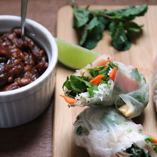 Fresh Shrimp Spring Rolls - Recipe photo by jennyrawn