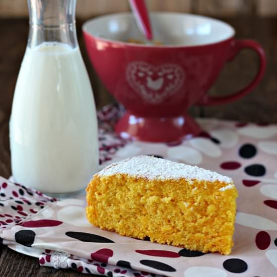 Pumpkin and Almond Cake - Recipe photo by La Cuoca dentro