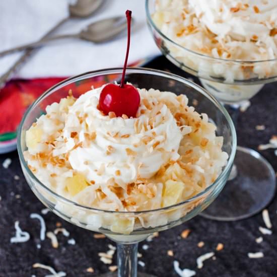 Pina Colada Rice Pudding - Recipe photo by PressureCookingToday