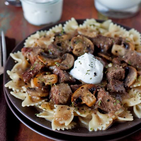 Beef Stroganoff - Recipe photo by PressureCookingToday