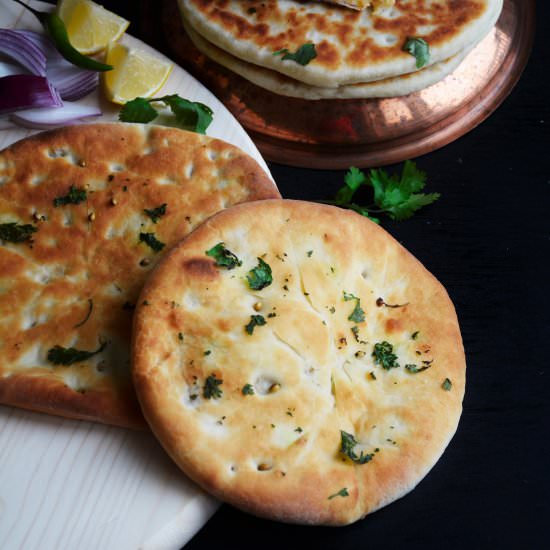 Amritsari Aloo Kulcha - Recipe photo by Binjals VEG Kitchen