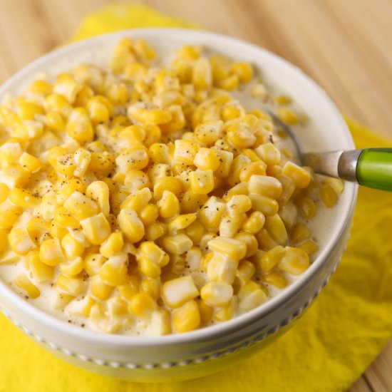 Creamy Crockpot Corn - Recipe photo by pipandebby