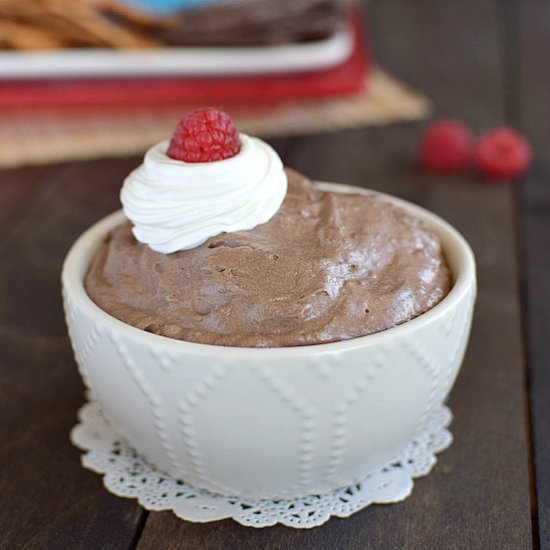 Chocolate Raspberry Truffle Dip - Recipe photo by BruCrewLife