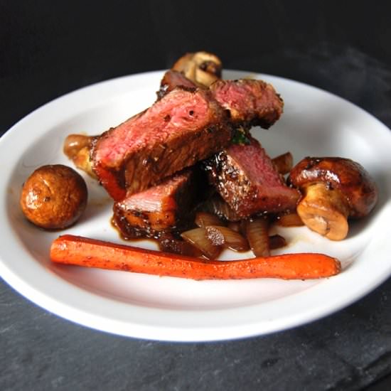 New York Strip Steak - Recipe photo by theunmanlychef