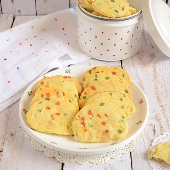 Egg Less Karachi biscuits - Recipe photo by currytrail