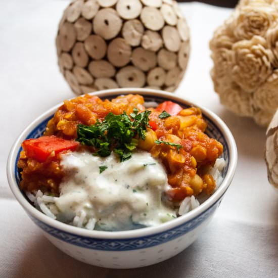 Adas Polow and Mast-o Khiar - Recipe photo by marsmaedchen