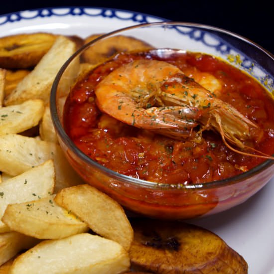 Spicy Tomato Shrimp Sauce - Recipe photo by Yummymedley
