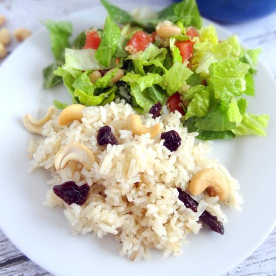 Cherry Cashew Rice Pilaf - Recipe photo by PutOnYourCakePants